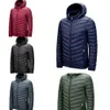 2021 Marca de Inverno Casual Jaqueta Quente Com Capuz Homens Nova Moda Espessa Parker PARKER Autumn Windproof chapéu Parker Jaqueta Homens X0710