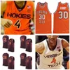 SJ NCAA College Virginia Tech Hokies Jersey de basquete 4 Nickeil Alexander-Walker 5 Justin Robinson 10 SJ Nathan Kabongo 13 Ahmed Hill Custom