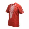 Dashikiage africain 4 couleurs coton Dashiki brodé chemise traditionnelle unisexe nigérian natif Ankara haut 210409