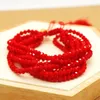 Zhongviトルコの邪眼美月の赤いハートブレスレットのための赤いハートブレスレットのためのBohoタッセルジュエリーPulseras Mujerの手作りの贈り物