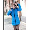 Aşağı Pamuk Ceket Kadın Kış Artı Boyutu Ince Kore Parka Siyah Kırmızı Yeşil 10 Renk Moda Giyim Sıcaklık Ceket N954 211130