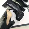 women's boots brand handbag British fashion luxury designer slide custom metal button