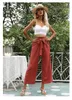 Women's Pants & Capris 2021 Lightly Cooked Style Solid Color Loose Wide Legs Fashion Temperament Casual Summer Ladies