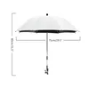 Paraplyer ultraviolettproof justerbar barnvagnsvagn paraplyhållare tillbehör monteras multiused rullstol parasol hylla cykel con1710428