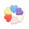 9pcs / box Candele a forma di cuore Decorazioni di San Valentino Compleanno romantico Amante Amore Cena a lume di candela Candela XD29952