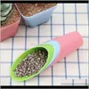 Watering Equipments 16cmx6.5cm Mini Garden Tools Cup Flower Plant Soil Plastic Bucket Shovel Potted Digging Tool Za5753 O3Tlm B3Omk