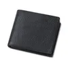 Plånböcker Jogujos Business Short Wallet Coin Purse Äkta läder Män RFID Zipper Fashion Holder för
