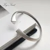 女性用のジュエリーバングルクール不規則S925スターリングシルバーオープニング調整可能なブレスレット個性デザインバングル