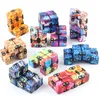 The latest party Supplies decompression toy 4X4X4CM size has a variety of styles to choose from, second-order flip infinite starry sky cube