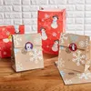 NEWChristmas Party Gift Box 500Pcs Round Labels Kraft Paper Thank You Sticker Bag Flower Gifts Cake Boxes Packaging Stickers LLD10805