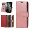 Phone Cases With Buckle Flip Card Slot Wallet Stand Leather Case Cover for iPhone13 12 11 pro max xs xr 6 7 8 Samsung S21 S20 S10 Plus NOTE 10 20 Ultra A71