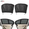 Auto Sunshade 2pcs 50x110cm Mesh Gordijnen Zonneschaduw Deur Zij Raam Cover UV Bescherming Schild Auto Accessoires Interieur291s