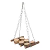 Altre forniture per uccelli Pet Pappagallo Parrocchetto Cockatiel Gabbia Giocattoli Hanging Stand Swing