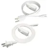 (Switch) Lighting Accessories 3 prongs US plug cords or led T5 T8 light tube ac power cable integrated