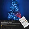 スマートクリスマスの弦の照明LEDの花の装飾アプリケーションコントロール妖精のライトガーデンの塀の装飾照明211104