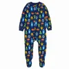 Kinderen Polar Fleece jongens en meisjes romper met voeten warme pyjama lente, herfst winter 211109