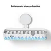 Dränering Tvålhållare Konvex Portable Dishes Hand Sanitizer för Badrum Förvaring Box Hem Tillbehör 210423