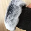 Gants en cuir de qualité pour femmes et écran tactile en laine cheveux de lapin gants chauds en peau de mouton à cinq doigts