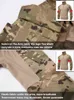 Mege Tactical Camouflage Combat Shirt GEN3 Outdoor Military Army Airsoft Paintball Vêtements US Navy Assault Camo Militar Uniform G1229