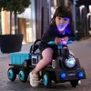 Children's Electric Train Self-driving Battery Car Four-wheel Dual-drive Remote Control Car Male And Female Baby Toy