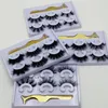 3 paar wimpers met pincet make -up valse wimper volledige strip wimpers nertsen dikke 3D lash met retailbox hele8960284