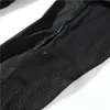 Ventilazione in maglia nera estiva Pantaloni da uomo Pantaloni della tuta con utensili Coppia per il tempo libero Corsetto solido Distintivo ricamo alla moda