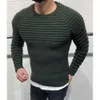 Tröjor för män Slim Fit Folds Designad Strikkad Tröja Män Casual Pullovers Mode Kläder Höst Toppar Män Kläder 2021 Y0907