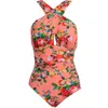 Plus 3XL Size Women Halter Swimwear Bikini Set Push Up One-piece Swimsuit Bathing Suit Swimming Suit