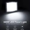 100W Led Flood Lights Floodlights Outdoor Bright Security Outside Lamp IP66 Waterproof Cool White Spot Light Exterior Fixtures Lighting for Yard Backyard House