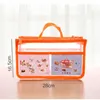 Sagni Duffel Waterproof Clear Hantal Organizer Crusca doppia See attraverso l'organizzatore della borsa di cosmetica Organizzatore Transparent Makeup Travel Travel