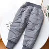 Pantaloni Vestiti per ragazze Pantaloni caldi autunno inverno Pantaloni per bambini per bambini Addensare per pantaloni sportivi rosa flessibili per ragazza