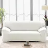 Chair Covers 23 Color Plain Solid Pattern Slipcovers Sofa Cover Stretch For Living Room Couch Towel Funda 1/2/3/4 Seat
