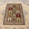 Yilong 2.5'x4 'Small Kashmir Silk Handmade Area Rug Oosterse Tapijt (YXR174B) Tapijten