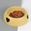 ペットフィーダーポータブルフィーディングボウル子犬犬猫がゆっくり食器ボウルを防ぐ肥満犬のアクセサリー猫の餌箱