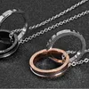 Pendant Necklaces Chain Necklace Mens Couple Pendants Wholesale Stainless Steel Gold Gifts For Male Accessories Statement Simple