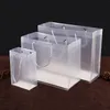 Geschenkverpackung in 8 Größen, mattierte PVC-Beutel mit Griffen, wasserdichte, transparente Tasche DH9485