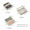 luluhut washable underwear storage box foldable 7 16 24 grids bras socks drawer organizer Multi-function home storage organizer 211112