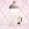 Yazi glitter roxo cor linda bonito rosa papel de parede para a decoração da parede do quarto das meninas