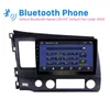 10.1 pollici 2Din Android Car dvd Radio 8-Core Player HD 1024*600 Tochscreen GPS Multimedia Per 2006-2011 Honda Civic