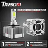 TXVSO8 Faro LED per auto D1SD3S 20000Lumen Fascio abbagliante 6000K Bianco Super luminoso 2PCS Facile installazione Luce automatica