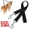 Dog Collars & Leashes WALK 2 Two DOGS Leash COUPLER Double Twin Lead Walking Nylon Harness S M L