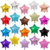 2021 vente en gros 18 pouces ballons en forme d'étoile 50 pcs/lot multicolore feuille d'aluminium ballons d'anniversaire décorations de fête de mariage