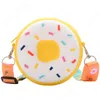 Kids Mini Portemonnees Tas 2021 Leuke Donuts Crossbody Tassen Voor Baby Meisjes Kleine Muntstuk Portemonnee Kid Money Change Portemonnee Toddler Gift