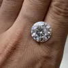 자란 moissanite 돌 2carat 8mm ij color vvs1 반지 귀걸이를위한 느슨한 moissanite 돌 h1015 만들기