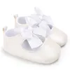 WONBO 0-18M Toddler Baby Girl Soft PU Princess Shoes Bow Bandage Infant Prewalker New Born Baby Shoes 2253 V2