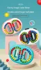 Divertido Magic Bean Cube DiscomPresión Juguete Dedo Placa de Dedo Placa Fidget Juguetes Juguetes Rotativos Cubos Adultos Niños Estrés Alivio Juguete