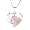 Mooie natuurlijke shell hanger kettingen helende multi-color roze shell ketting voor vrouwen dochter sieraden accessori