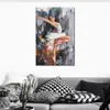 Textured Realism of Handcrafted Figurative Oil Paintings on Canvas Flamenco Spanish Dancer Modern Decor for Studio Apartment Fine Artwork