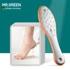 Mr.Green ملف القدم / عرموز / مكشطة أدوات باديكير المهنية أقدام القدم الرعاية الكالس الميت الجلد مزيل الفولاذ المقاوم للصدأ مزدوجة الجانبين 220301