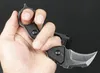 Oferta Especial Karambit Faca D2 Pedra Preta Lavagem Lâmina Full Tang G10 Lidar com Lâminas Fixadas Facas de Garra com Kydex